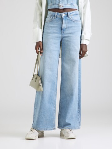 Wide Leg Jean 'MARLA' ONLY en bleu : devant