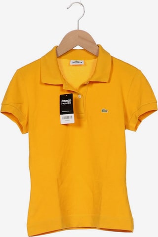 LACOSTE Top & Shirt in XS in Yellow: front