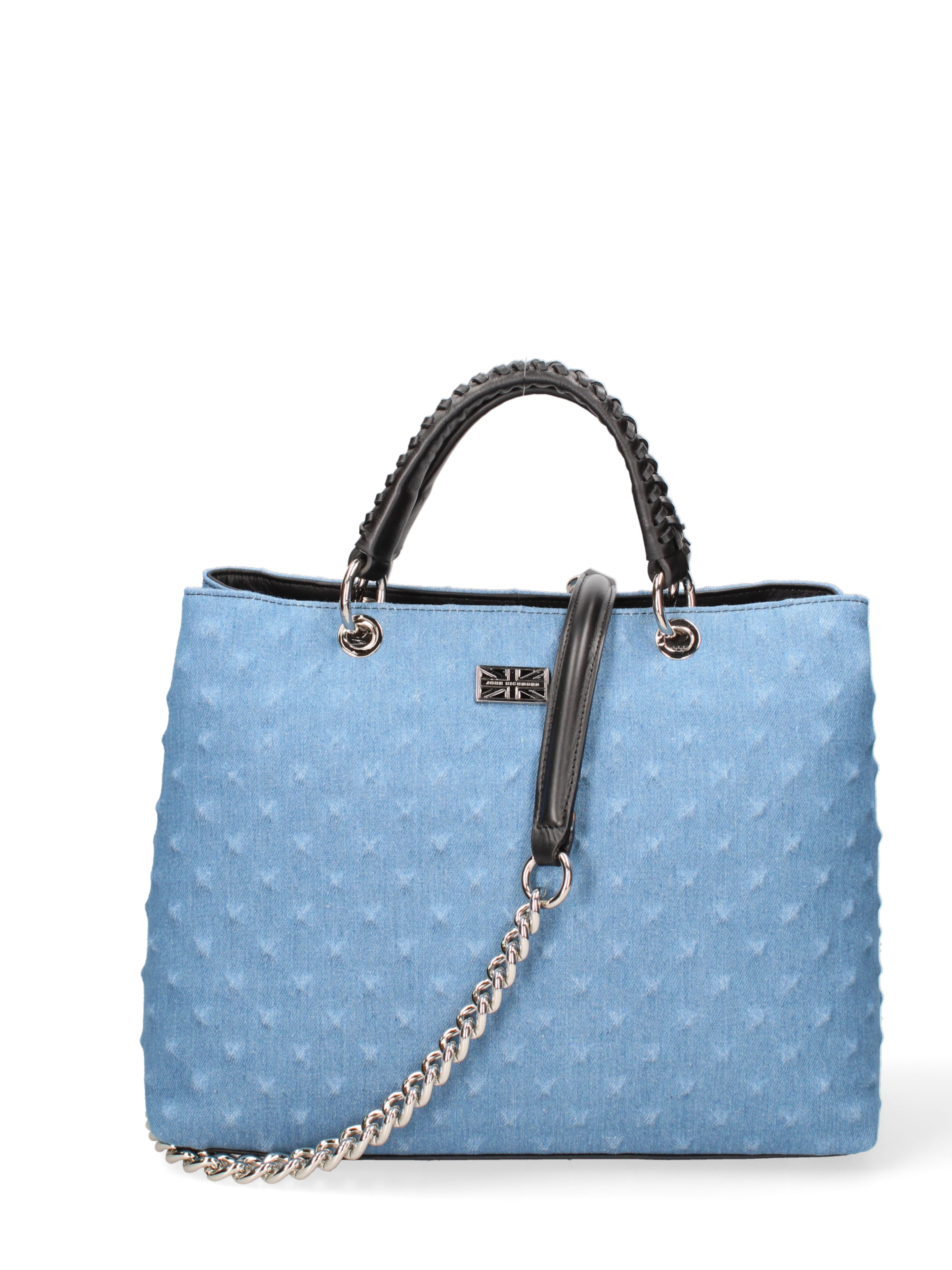 Sac bandoulière John Richmond en bleu : devant