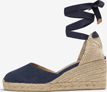 mėlyna Castañer Espadrilės 'CARINA': priekis