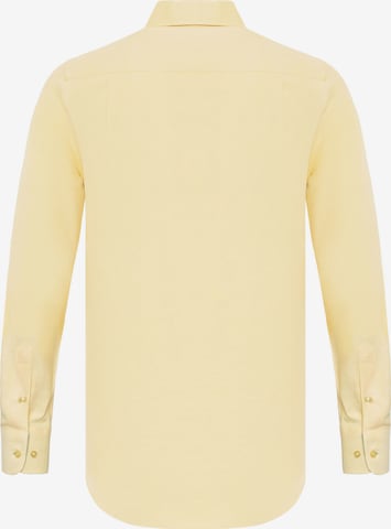 DENIM CULTURE - Slim Fit Camisa ' BRADLEY ' em amarelo