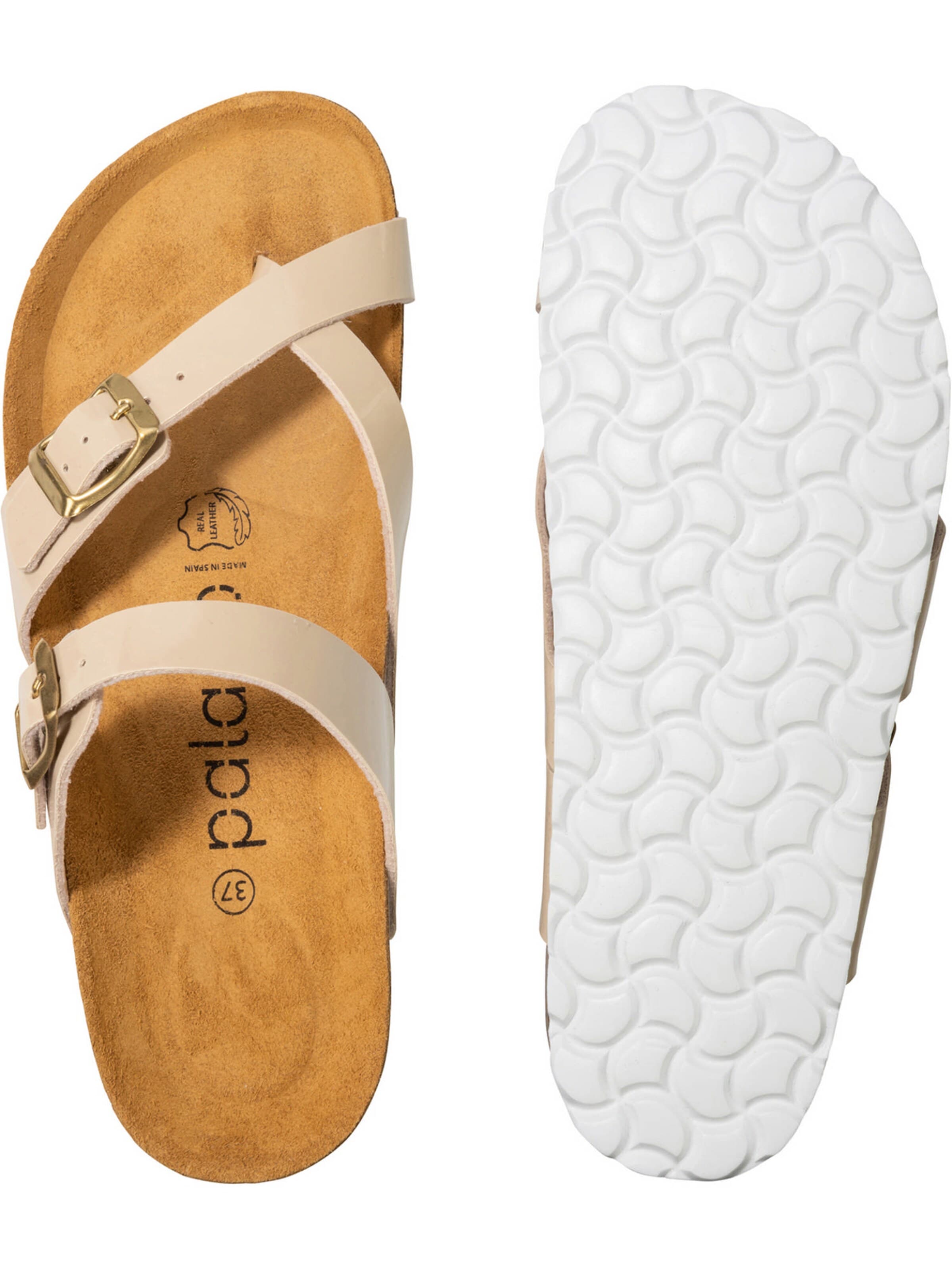 Palado Teenslipper 'Palado Cres Lack' in Beige