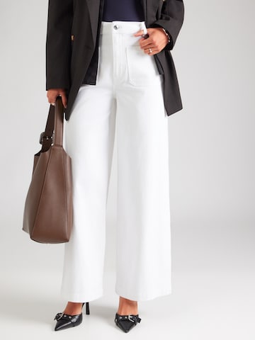 Loosefit Jean COMMA en blanc : devant