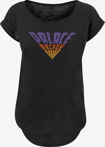 F4NT4STIC Shirt 'Stranger Things Palace Arcade Netflix TV Series' in Black: front