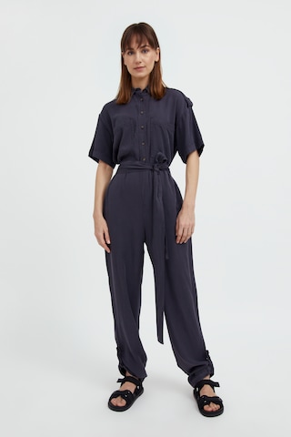 Finn Flare Jumpsuit in Grey: front