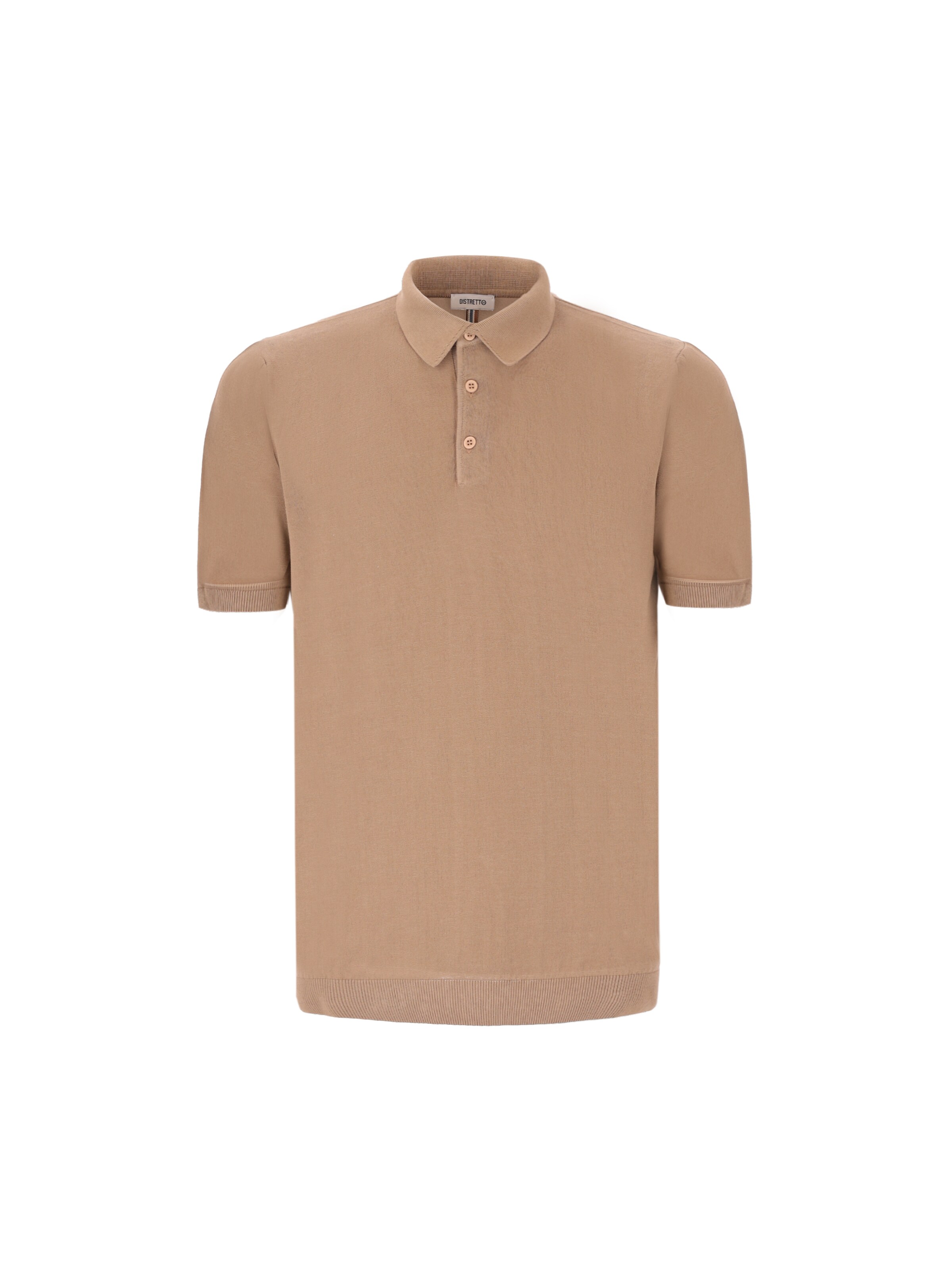 T-Shirt 'Carrara' Distretto12 en marron : devant