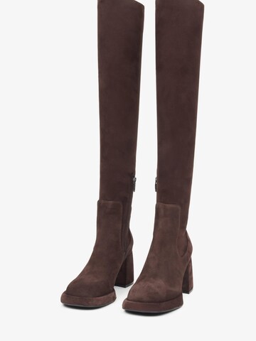 Estro Overknees '53-730-16' i brun