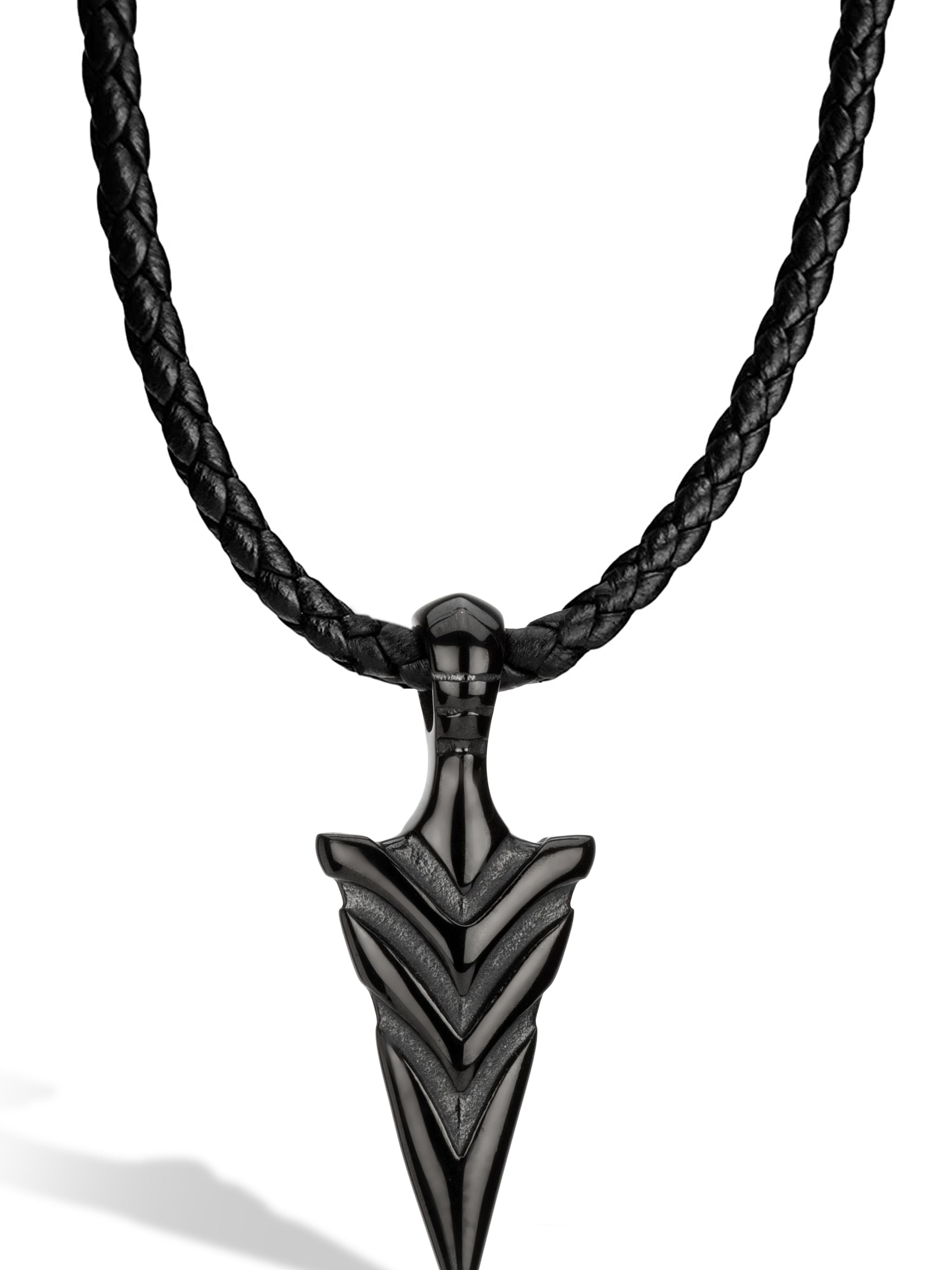 Chaîne 'Arrow' SERASAR en noir : devant