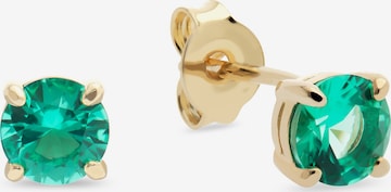 CHRIST Ohrringe in Grün: Vorderseite