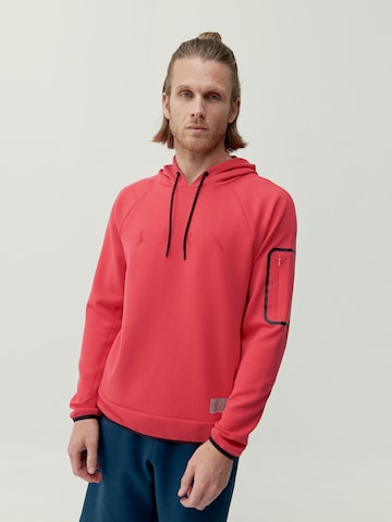 Born Living Yoga Sportsweatshirt 'Amur' in Rot: predná strana