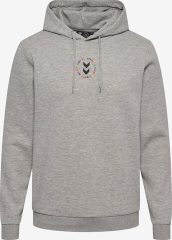 Hummel Sweatshirt in Grijs: voorkant