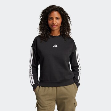 ADIDAS SPORTSWEAR Αθλητική μπλούζα φούτερ σε μαύρο: μπροστά