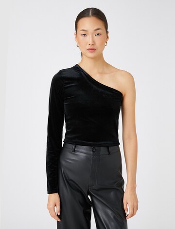 Koton Shirt in Zwart: voorkant