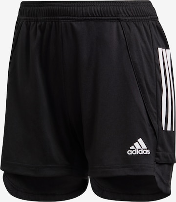 ADIDAS SPORTSWEAR Regular Workout Pants 'Condivo 20' in Black: front