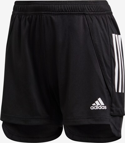 ADIDAS SPORTSWEAR Pantalon de sport 'Condivo 20' en noir / blanc, Vue avec produit