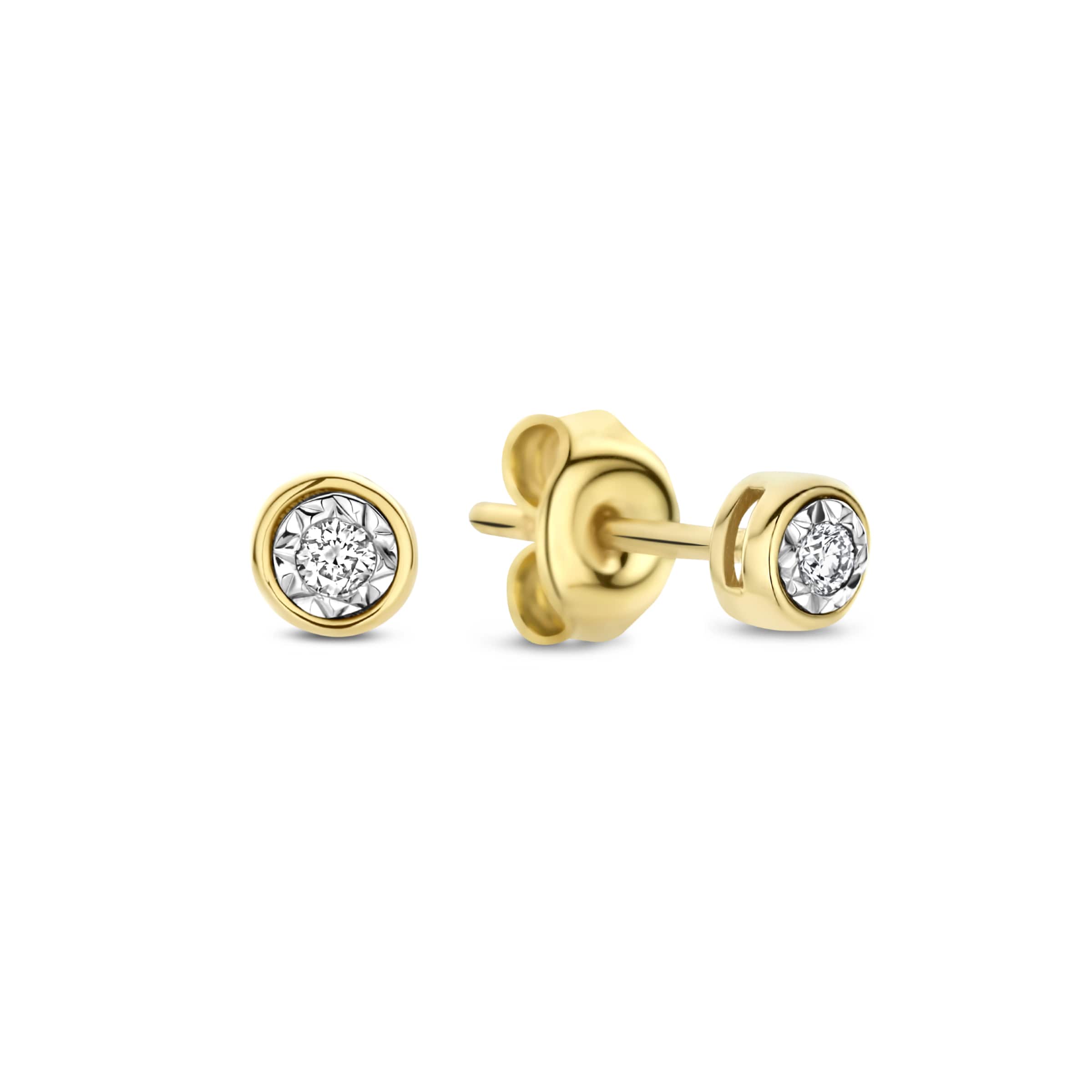 Isabel Bernard Earrings in Gold: front