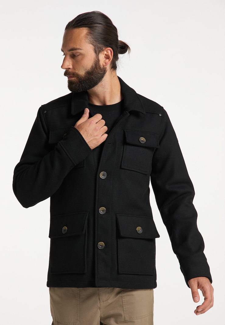 Men Clothing DreiMaster Vintage Between-seasons jackets Black