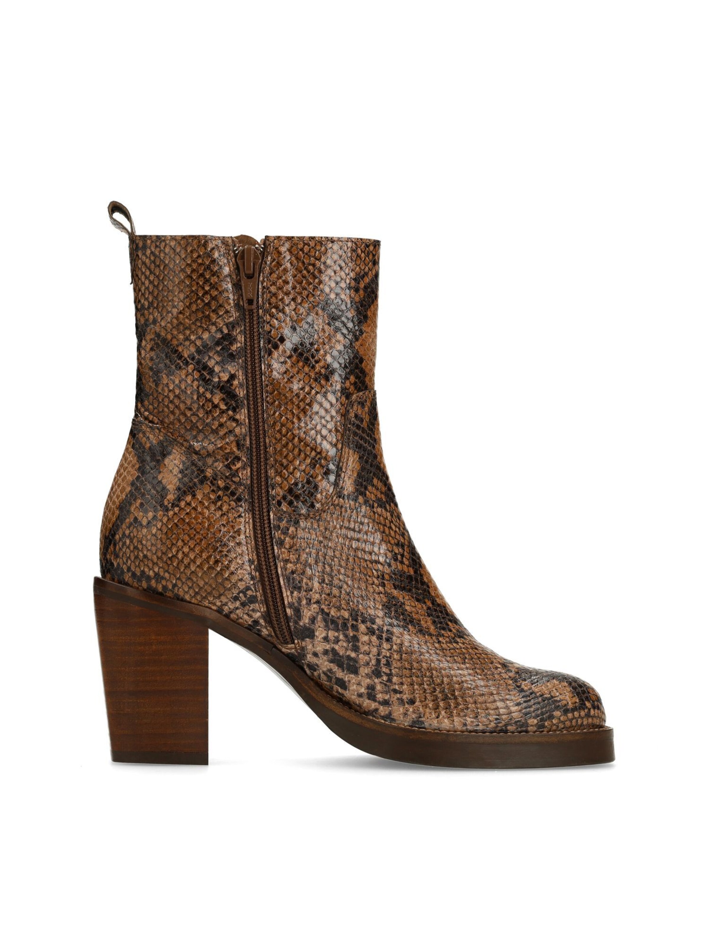 MANFIELD Stiefelette in Braun