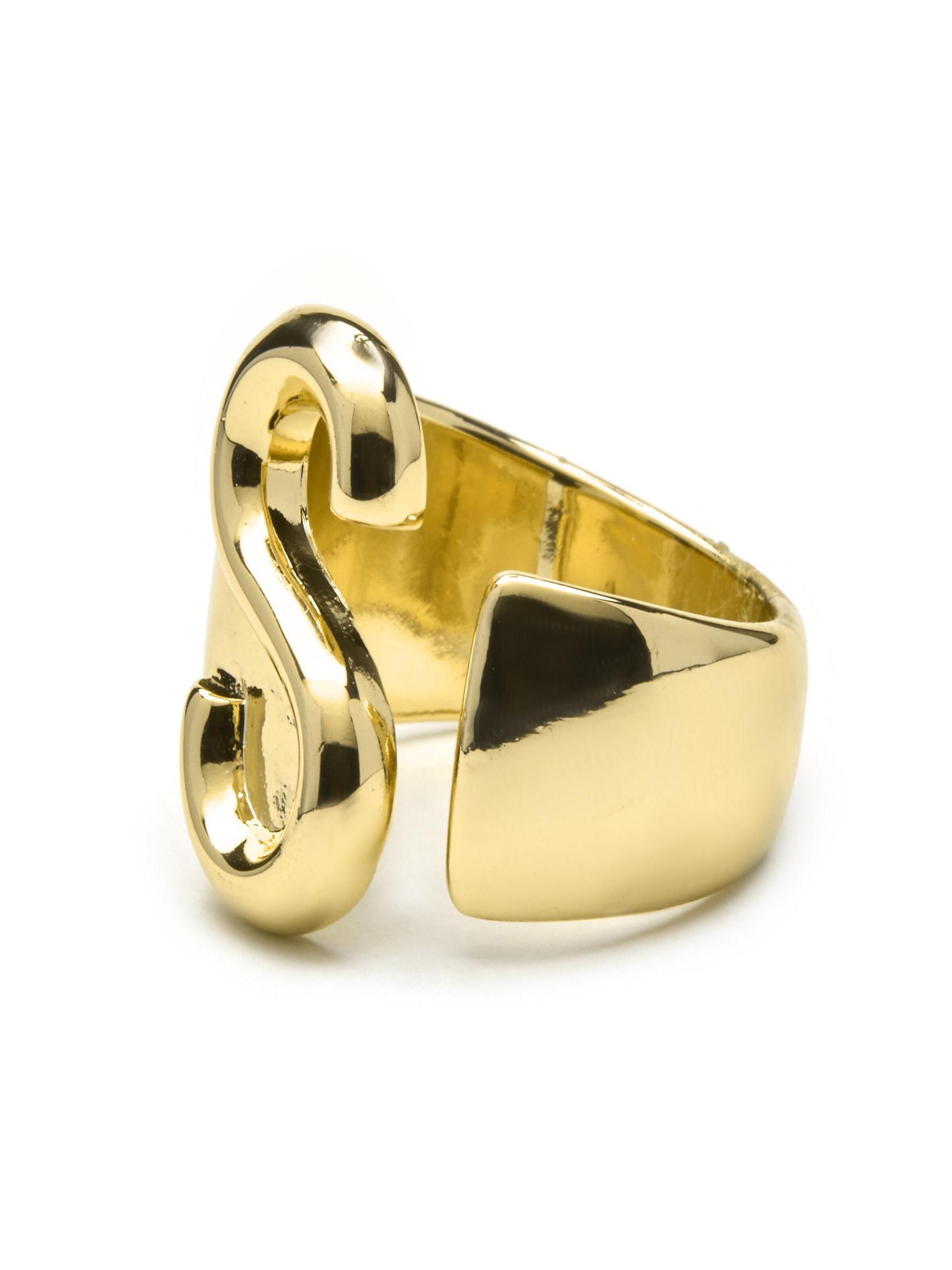 Anello 'Alphabet S' di Luxenter in oro