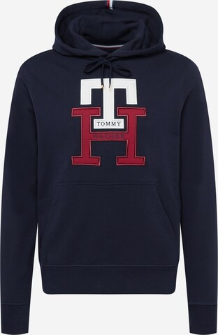 Sweat-shirt TOMMY HILFIGER en bleu : devant