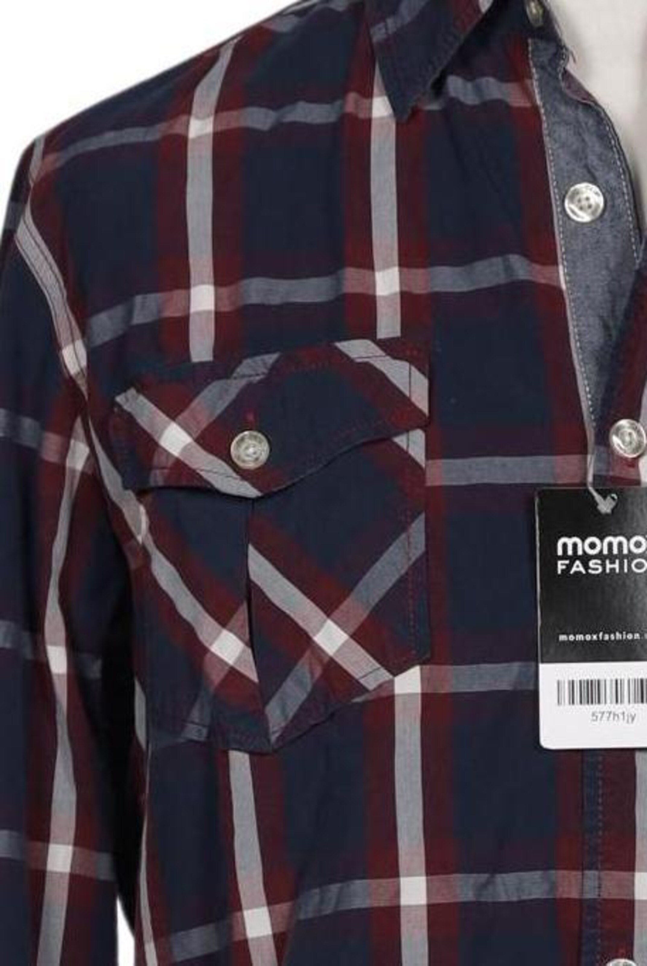 CAMP DAVID Button Up Shirt in L in Blue