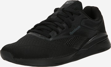 Reebok Athletic Shoes 'NANO X4' in Black: front