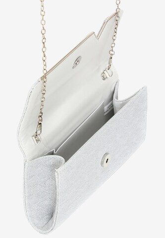 faina Clutch in Silber