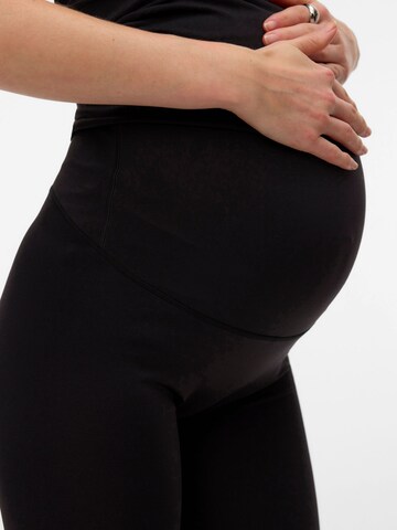 MAMALICIOUS Skinny Trousers 'MLActive' in Black