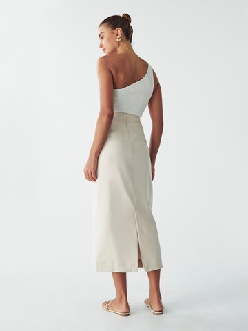 Willa Skirt 'Lora' in Beige: back