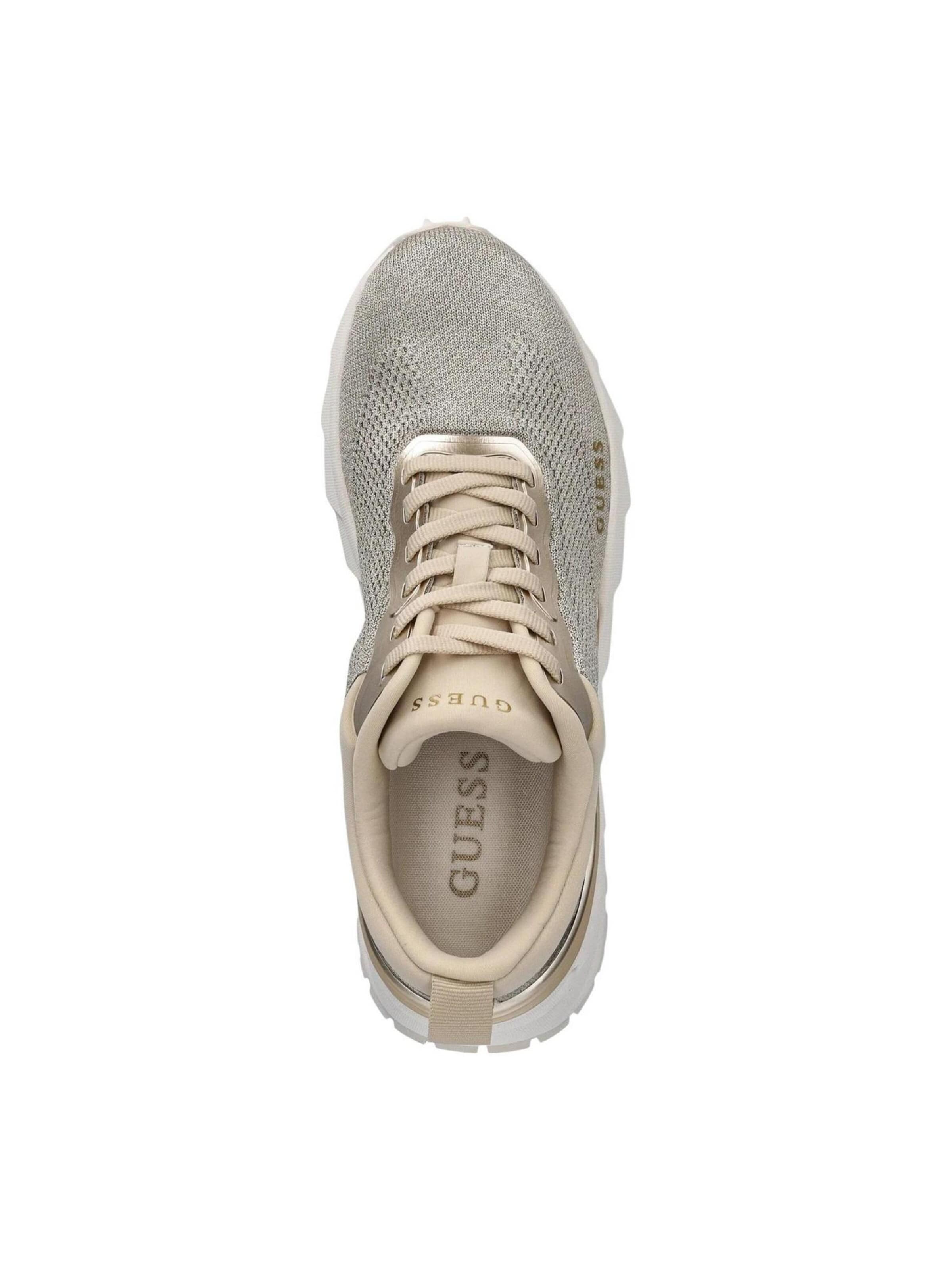 GUESS Sneakers laag 'Runit 4G' in Goud