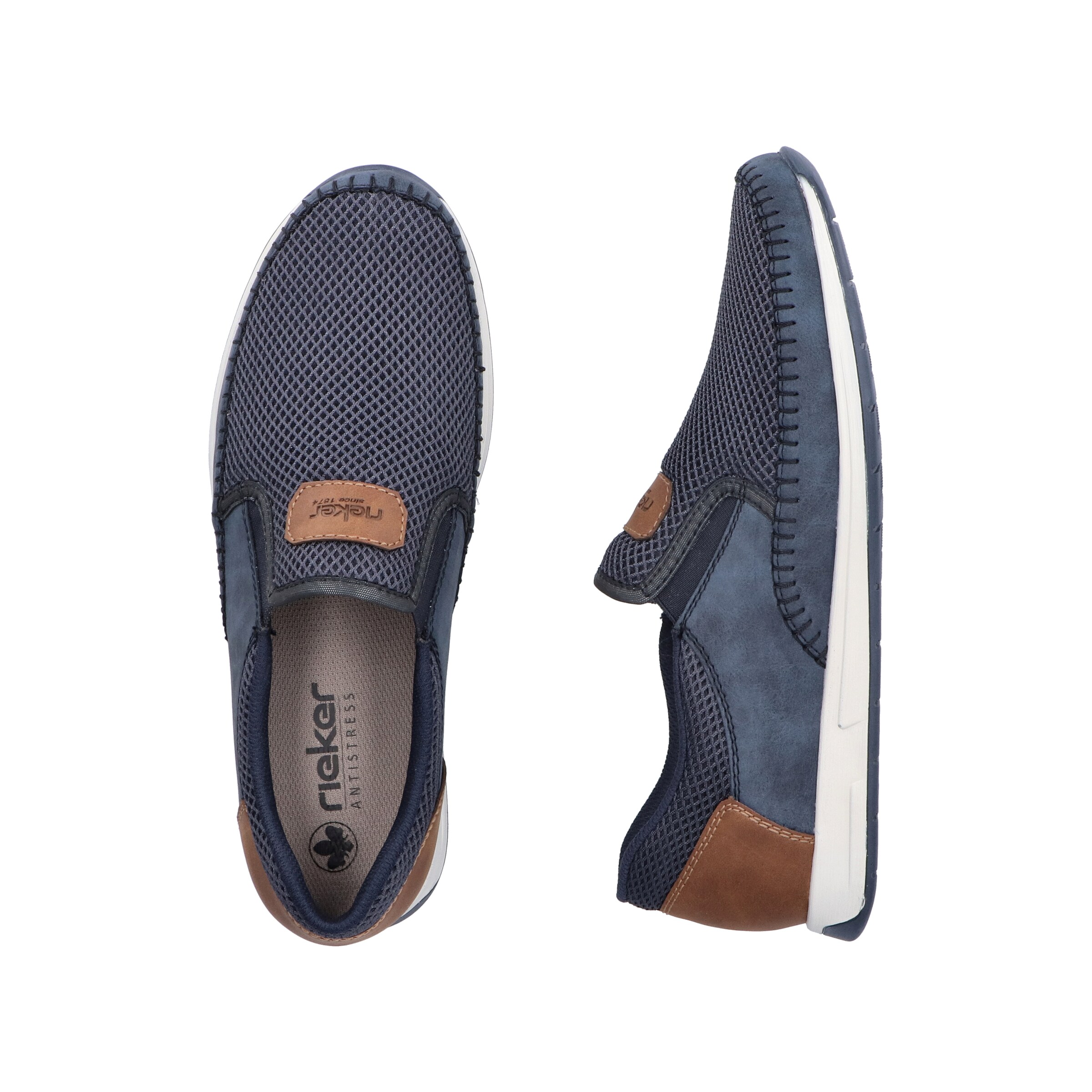 Rieker Slip On in Blau
