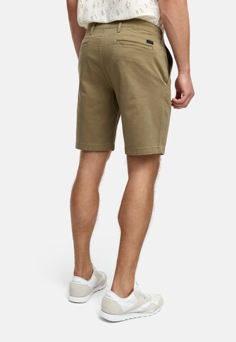 INDICODE JEANS Regular Trousers 'Seven' in Beige