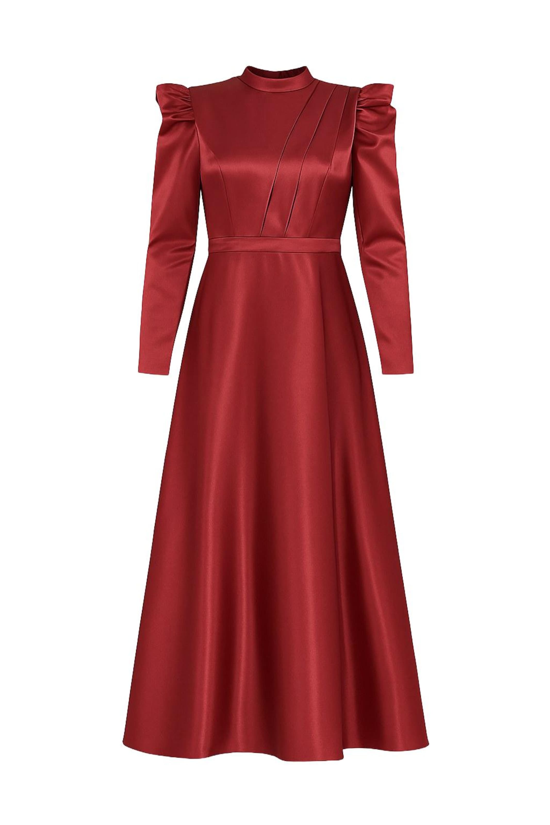 MODAMIHRAM Abendkleid in rot, Produktansicht