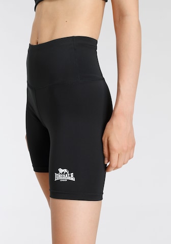 LONSDALE Skinny Sportnadrágok - fekete