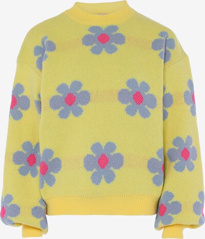 MYMO Pullover in hellblau / gelb / pink, Produktansicht