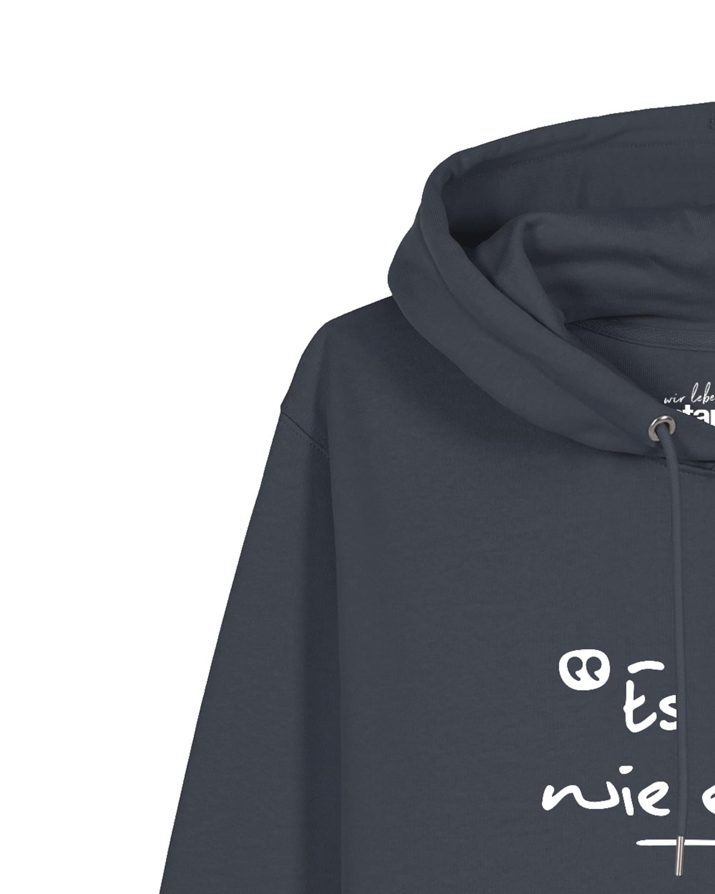 Sweat-shirt 'Es Ist Wie Es Ist' Watapparel en gris