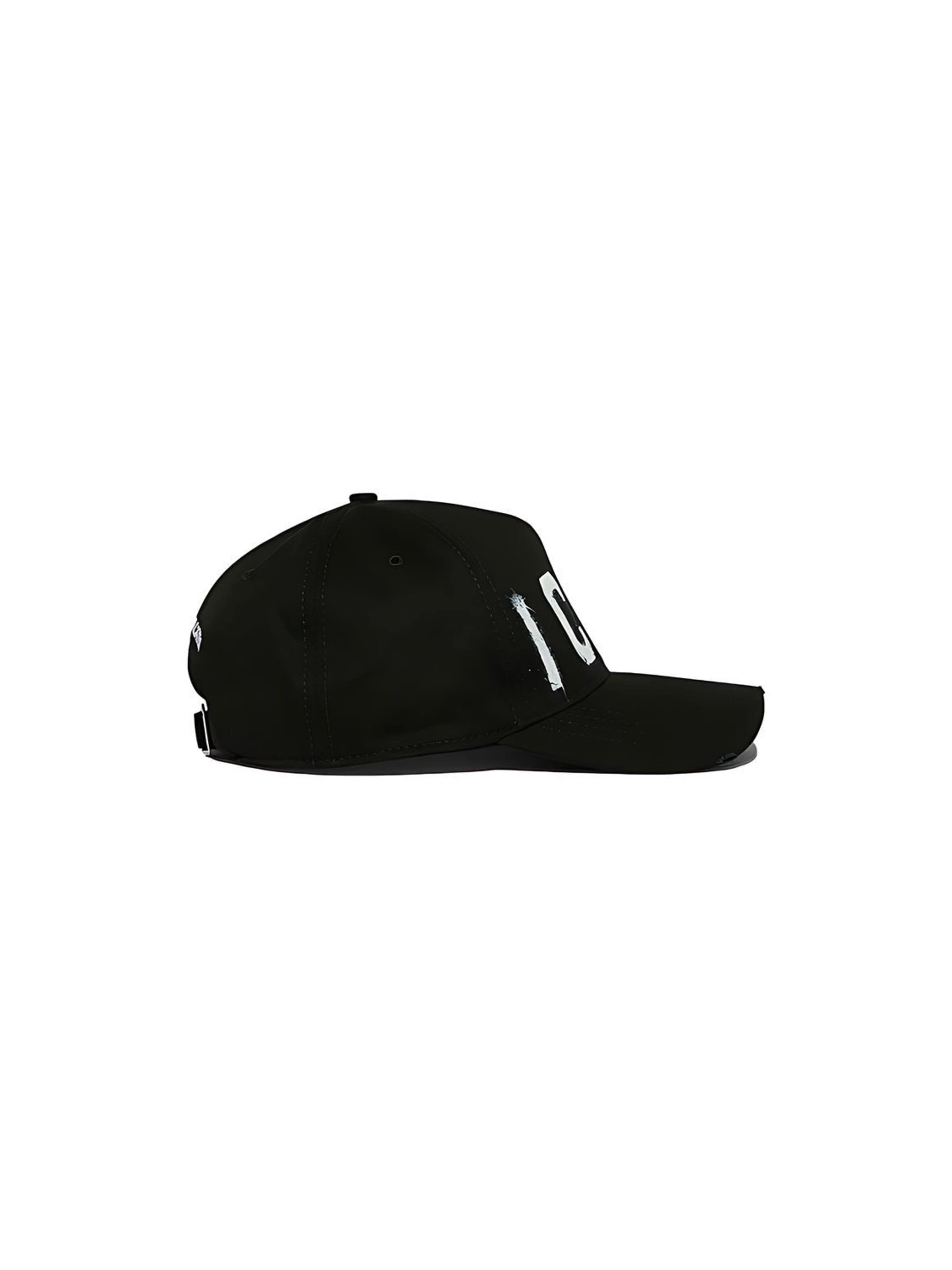 DSQUARED2 Pet 'ICON SPRAY Baseball Cap' in Zwart