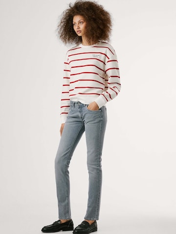 Coupe slim Jean 'Iconic Brooke' Pepe Jeans en gris