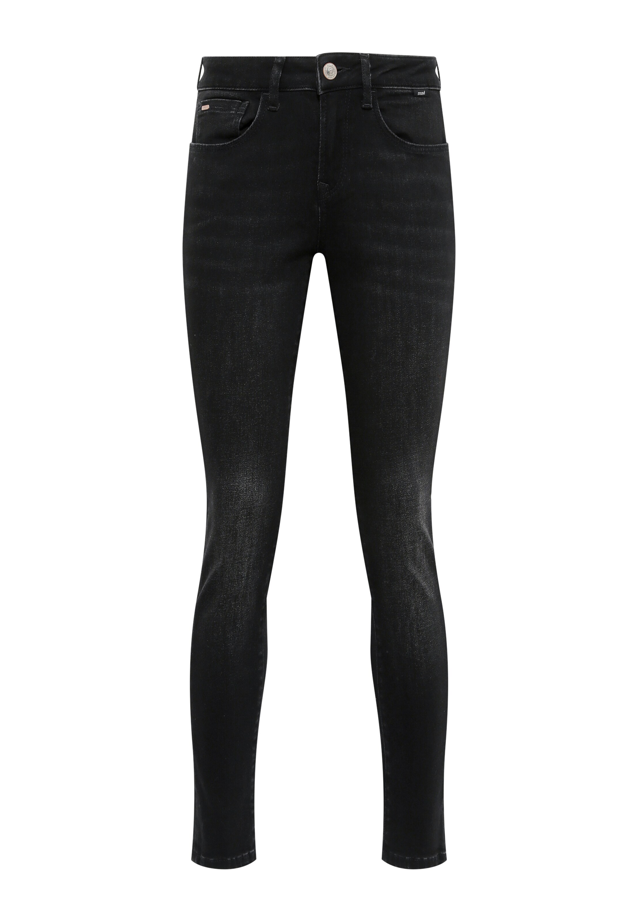 Mavi Slim fit Jeans 'Ada' in Black: front