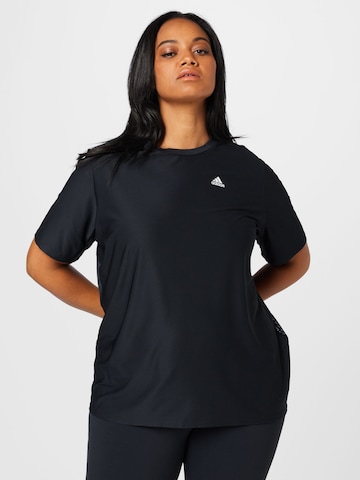 T-shirt fonctionnel 'Runner ' ADIDAS SPORTSWEAR en noir : devant