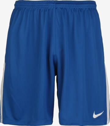 NIKE Workout Pants 'League II' in Blue: front