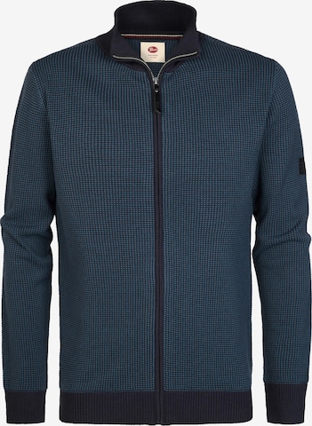 Vestes en maille Petrol Industries en bleu : devant