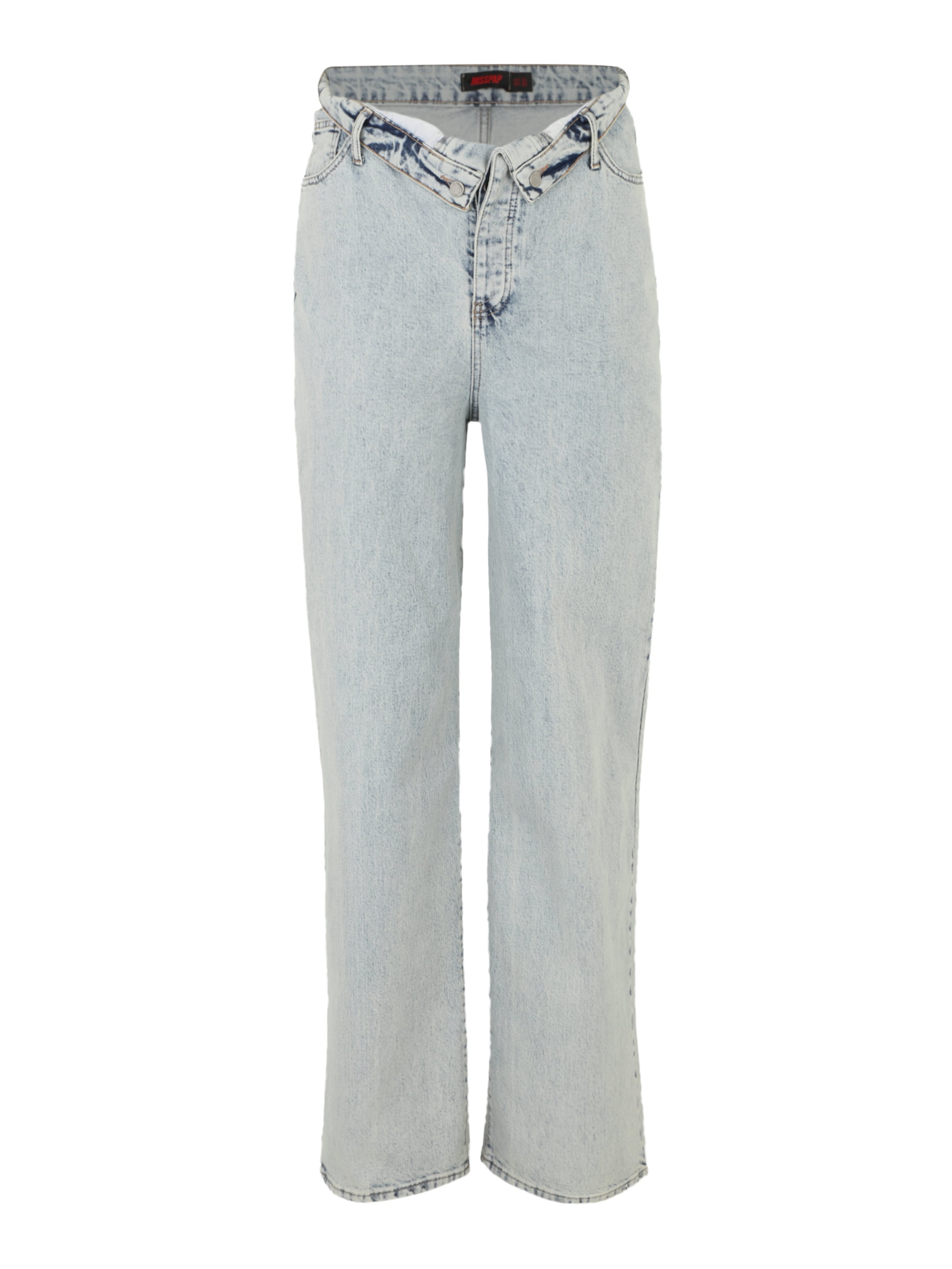 Misspap tavaline Teksapüksid, värv sinine: eest vaates