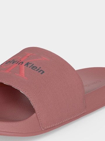 Calvin Klein Nizki natikači 'ESS' | roza barva