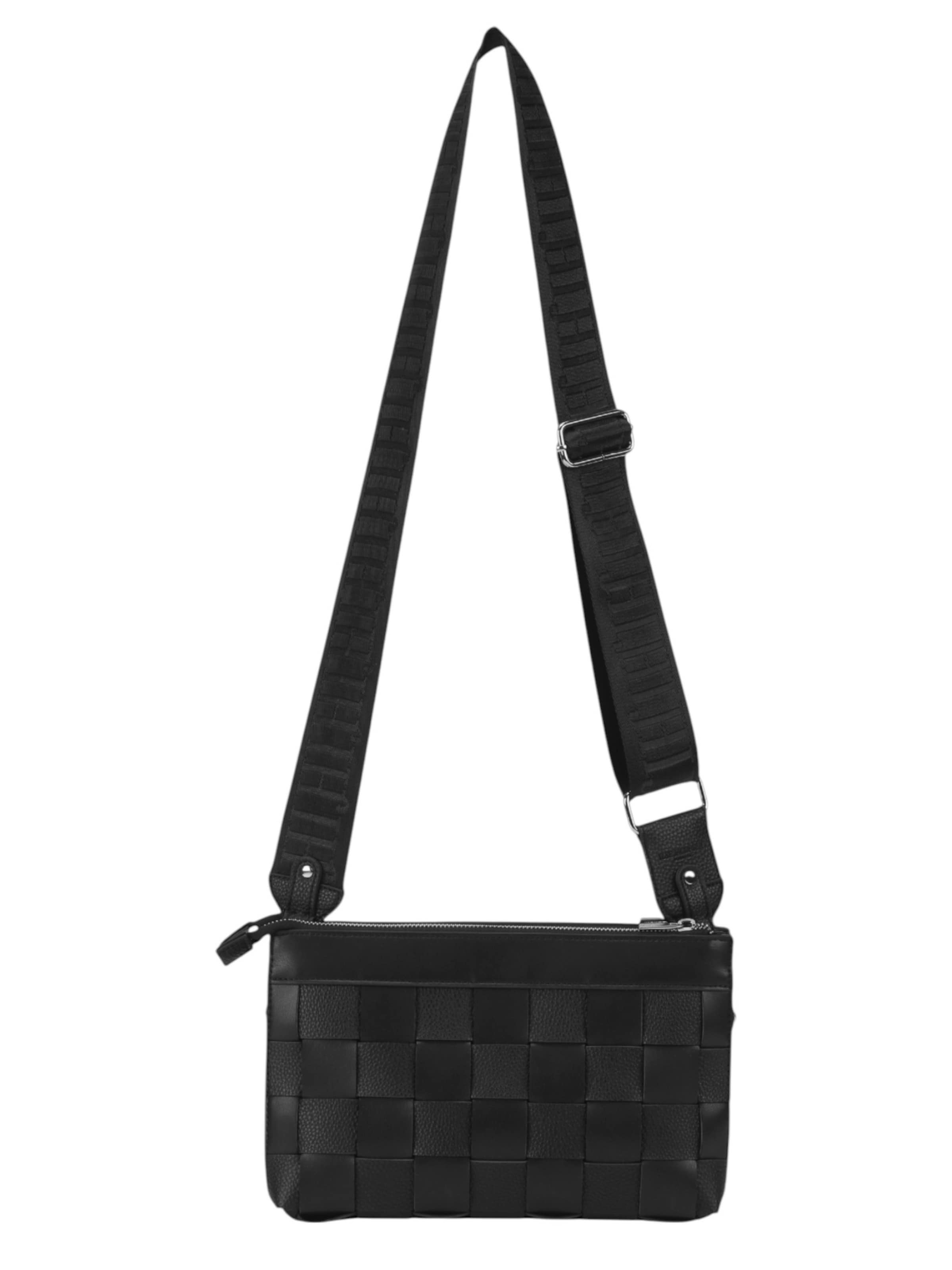 ILSE JACOBSEN Umhängetasche 'CHIP02' in Schwarz: Vorderseite