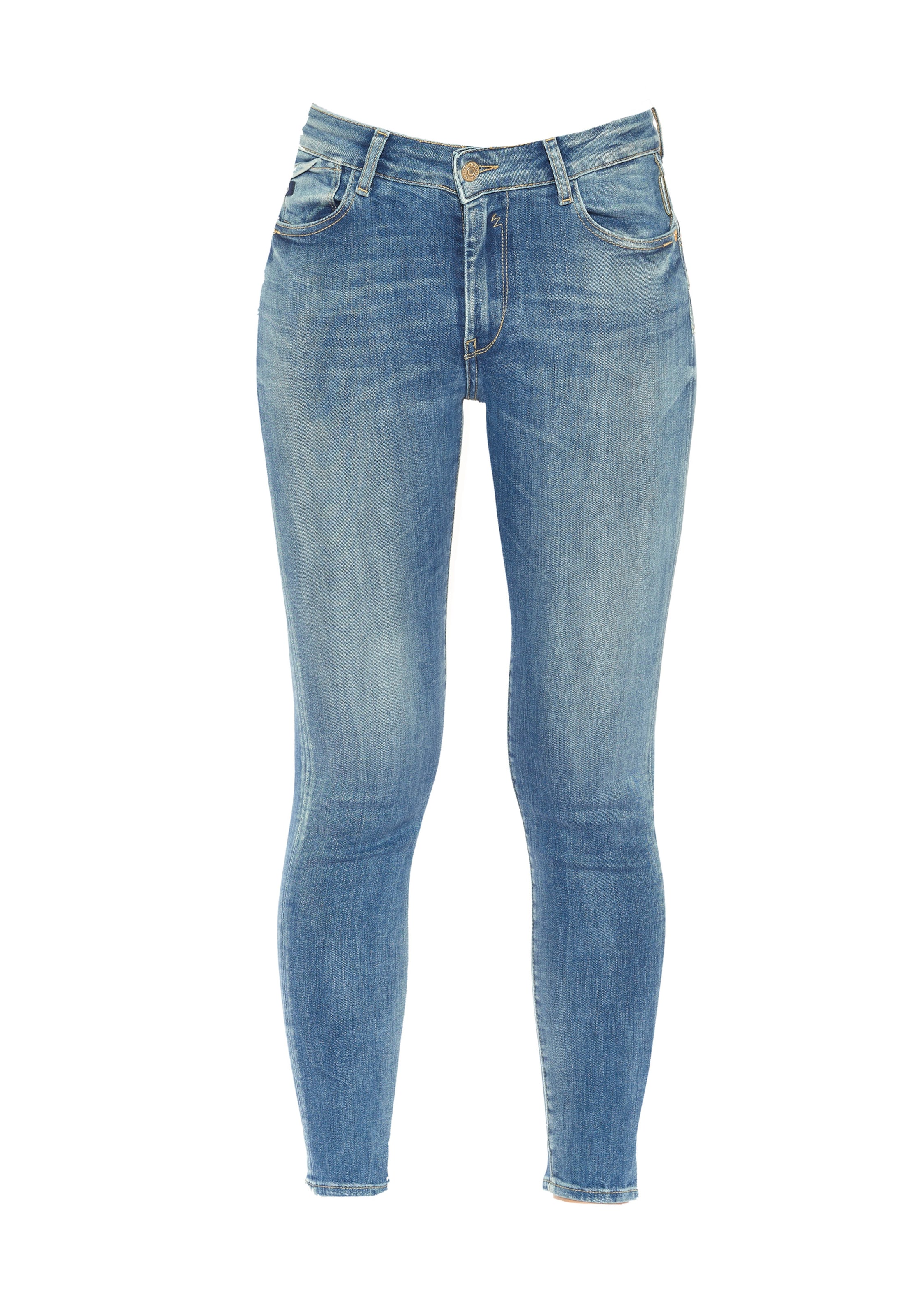 Le Temps Des Cerises Skinny Jeans 'Pulpc' in Blue: front