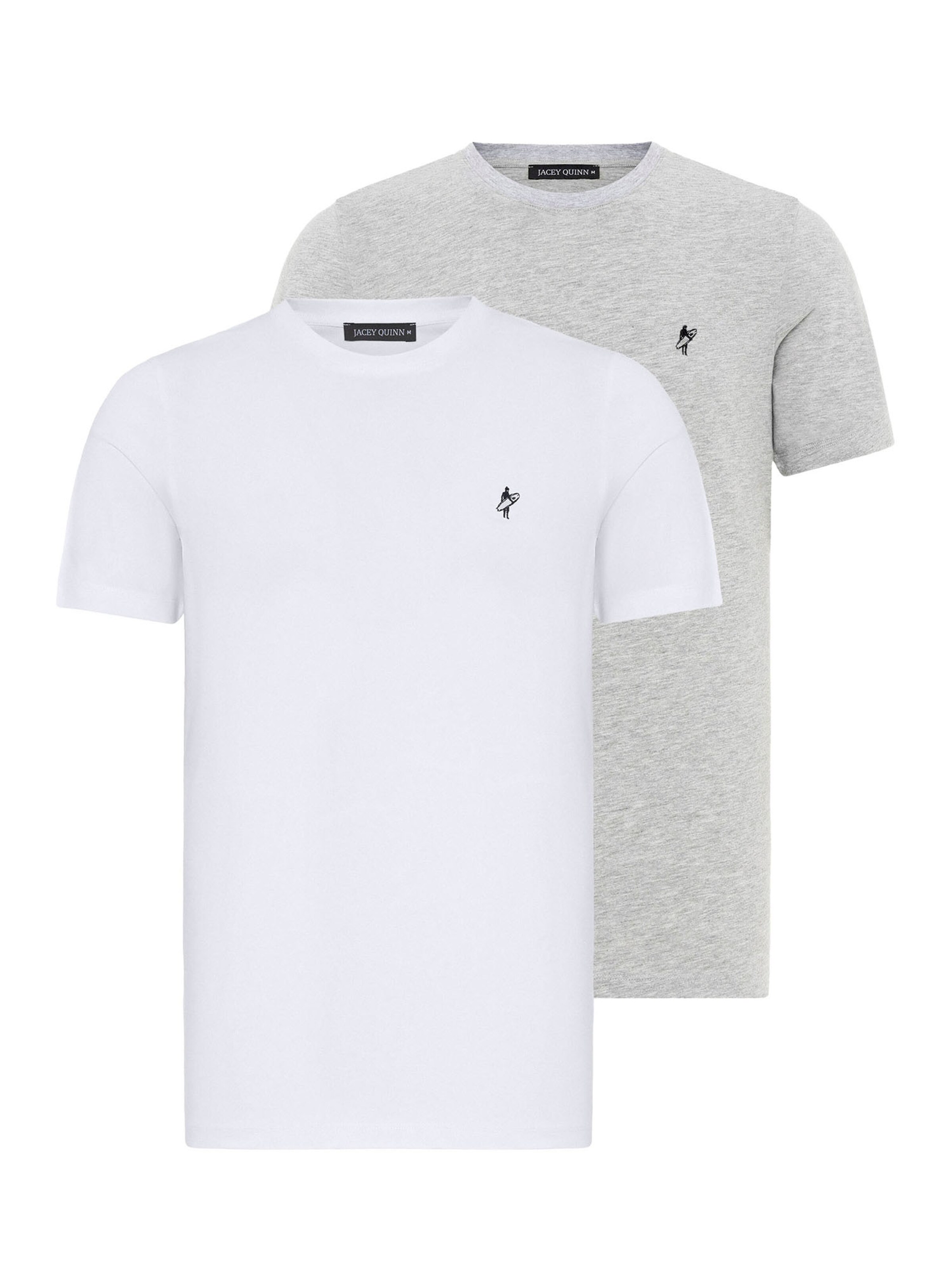 Maglietta di Jacey Quinn in grigio: frontale