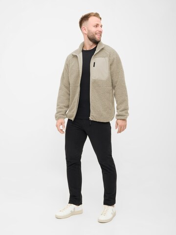 Derbe Fleece Jacket 'Kuschelby' in Grey