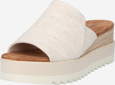 Sandalo 'DIANA MULE' TOMS di colore beige / bianco lana, Visualizzazione prodotti