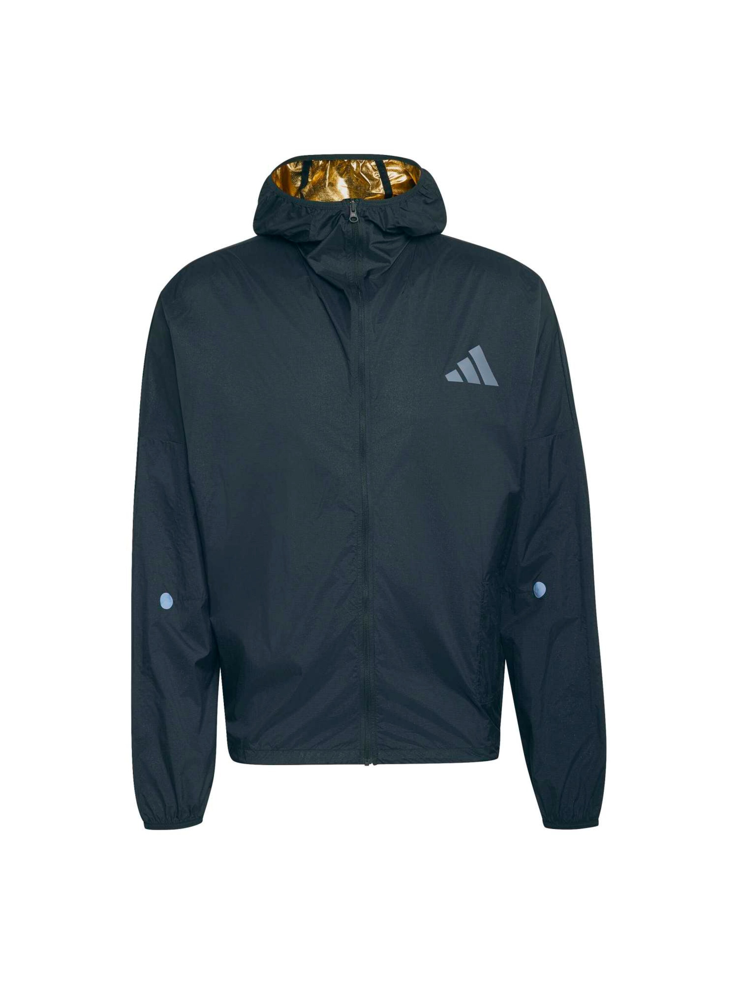 ADIDAS PERFORMANCE Спортивная куртка 'Adizero Blaze' в Черный: спереди